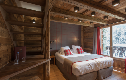 Au Coin du Feu, Hôtel Megève Centre, Devanture