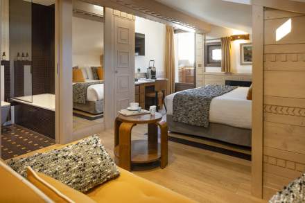 <span><span><span>Suites · Hôtel Megève · Au Coin du Feu </span></span></span>